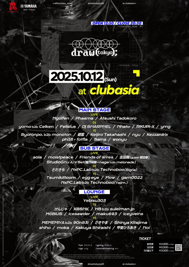 draw(tokyo); #3 - StudioGnu A/V Set