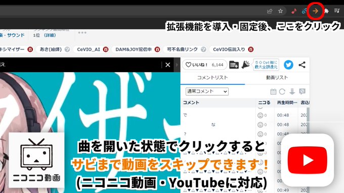 VOCALOIDサビ再生